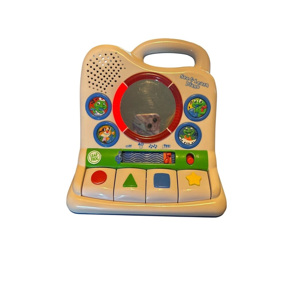 Vintage Leap Frog See & Learn Piano 2001 Baby Toy Mirror Piano Tested Music - Picture 3 of 5
